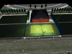 3d-Pickleball-community-2-lights-1-court